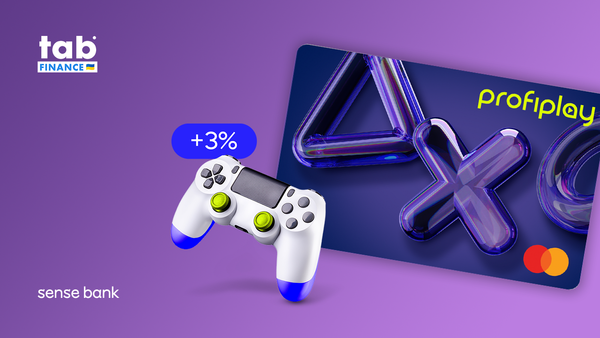 «ProfiPlay» — нова картка від «Sense Bank»